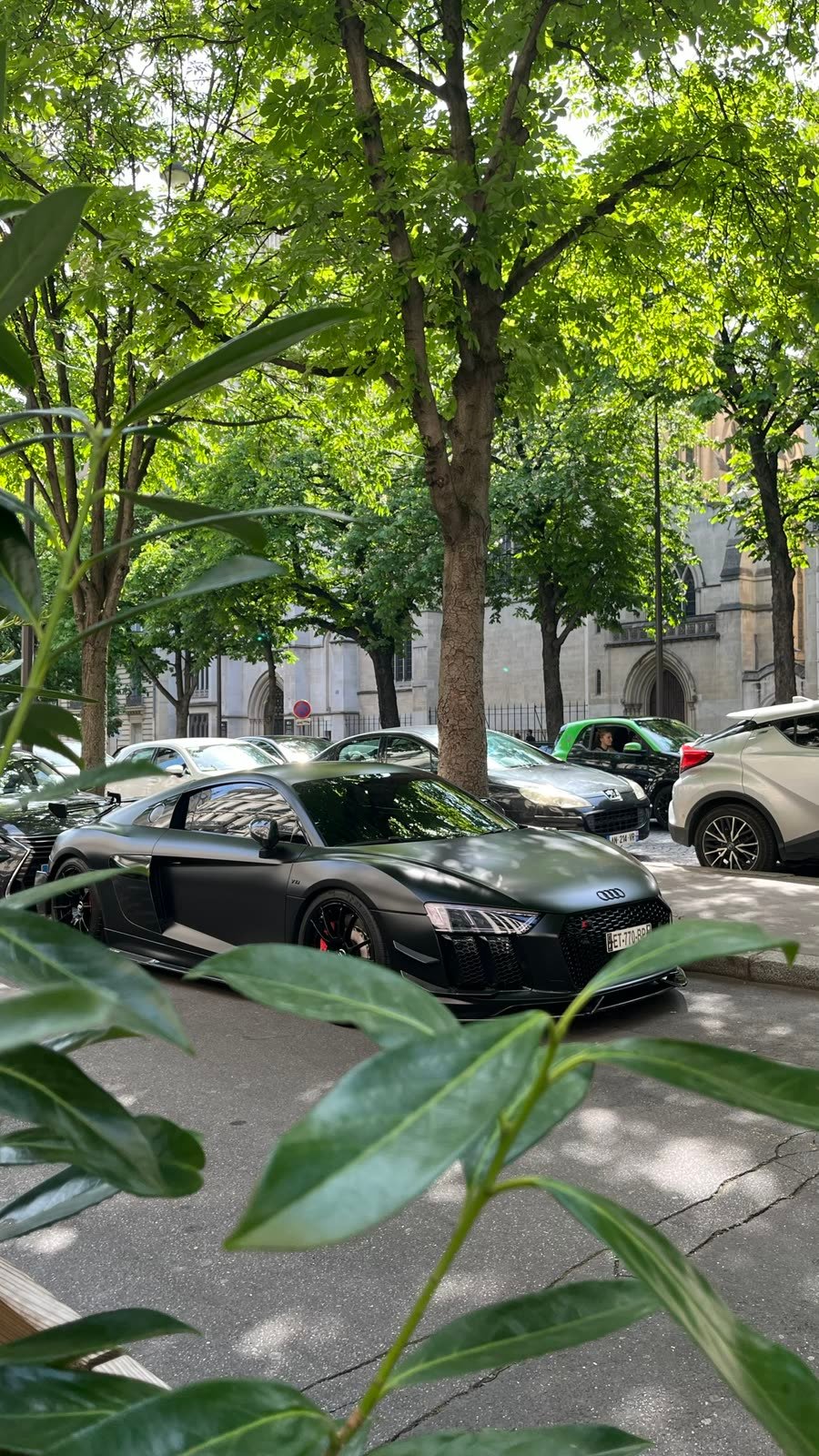 Audi R8 V10 à Paris