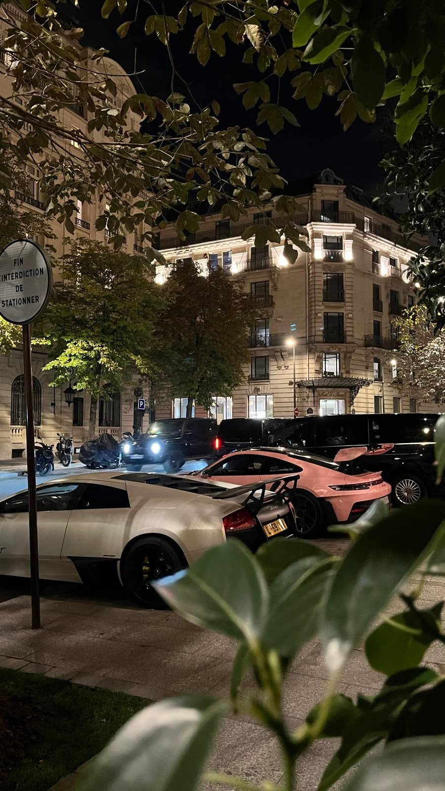 Lamborghini Murcielago SV et Porsche GT3 RS à Paris